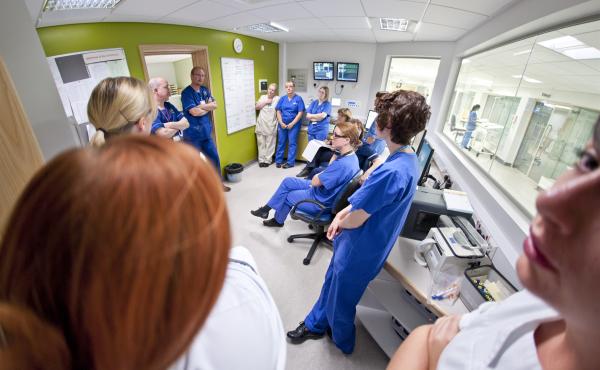 Group of clinicians