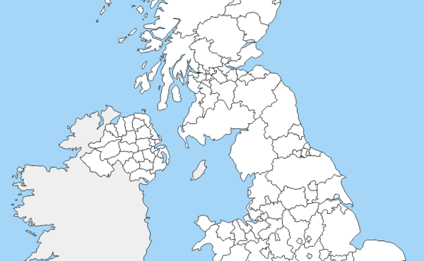 Map of the UK