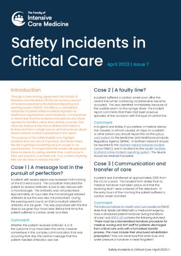 Safety Bulletin 7