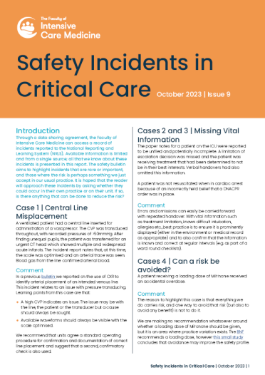 Safety Bulletin 9