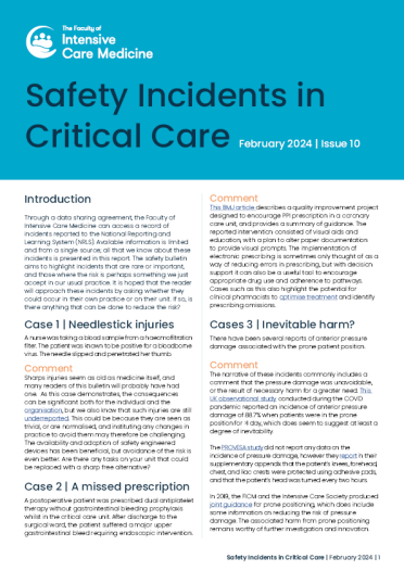 Safety Bulletin 10