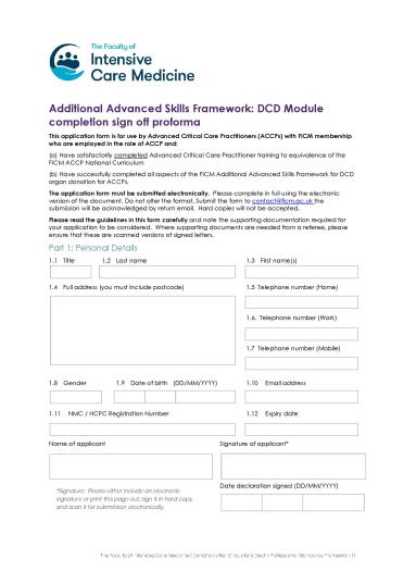 DCD AASF sign off form 2025