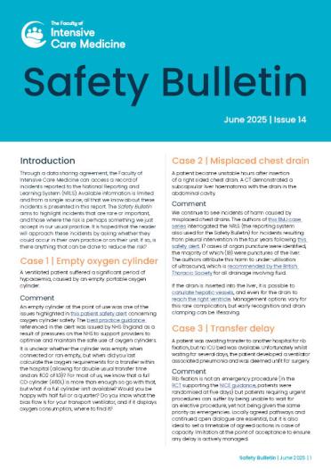 Safety Bulletin 14 Cover